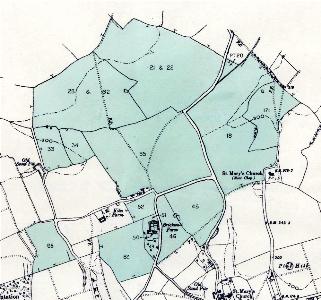 Brickwall Farm land in 1941 [BML10-17-5]